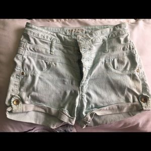 High waisted shorts